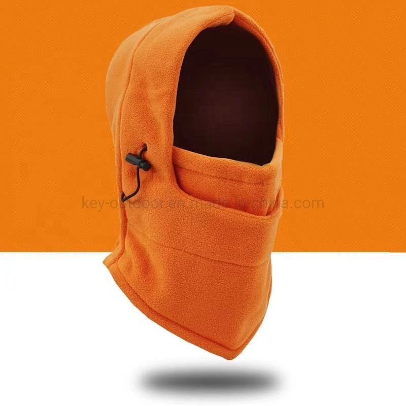 Invierno exterior a prueba de viento cálida Protección de montar cara de capucha gruesa completa Máscara Fular Head Ski Hat