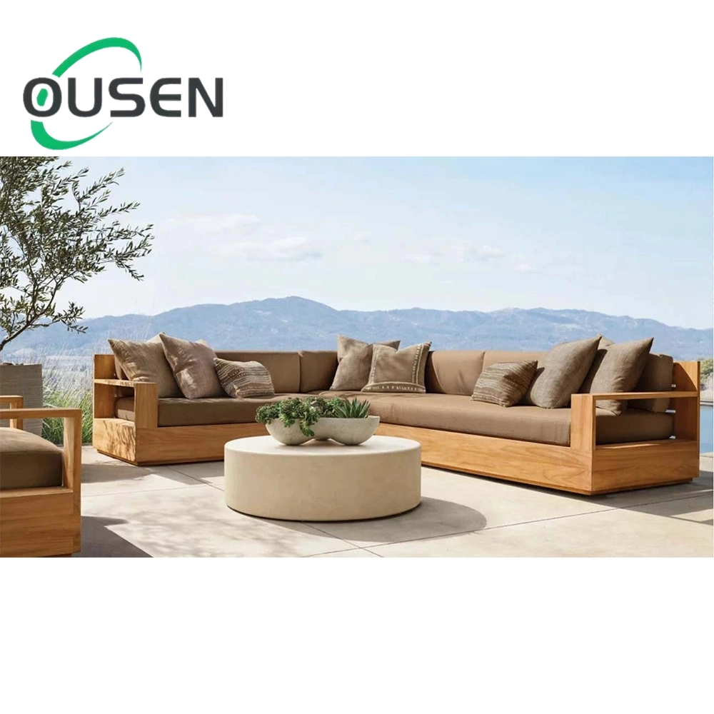 UK Style Feuerbeständig 4 Stück Günstige Garten Terrasse Kaffee Tischmöbel Sektional Outdoor Rattan Sofa Set