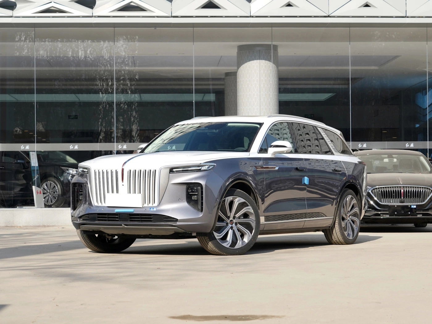 Usado Hongqi e-HS9 modelo em Stock Electric Car 2021 510km Qichang 6 - veículo elétrico de banco usado carro elétrico auto elétrico Carro na promoção