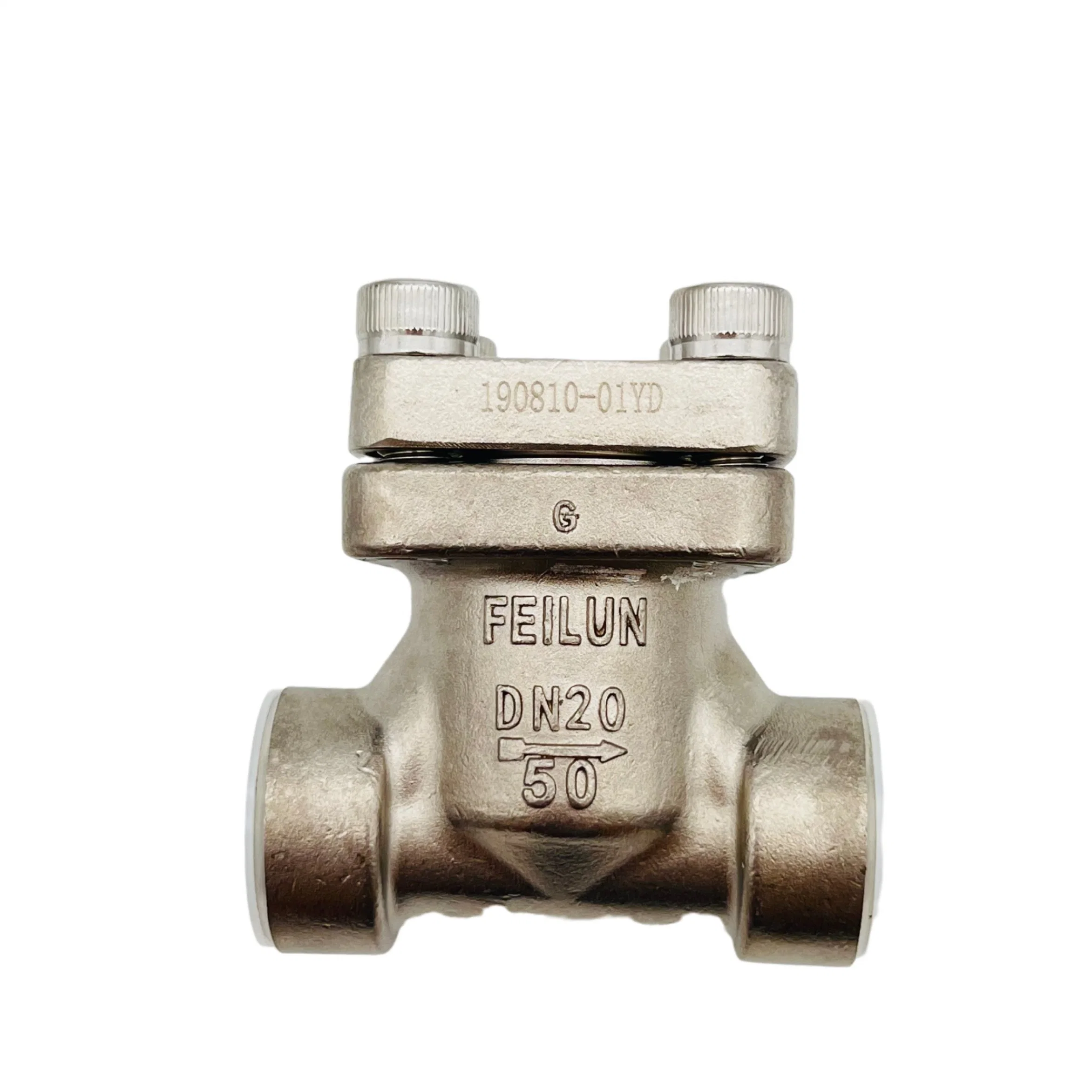 Dh-20b Stainless Steel Backwater Gate Valve Cryogenic Check Valve for Fuel Tank