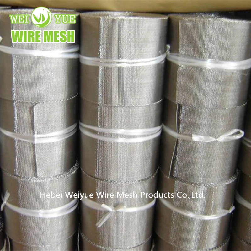 Woven Crimped AISI304 316 Stainless Steel Filter Wire Mesh for Extruder Screens