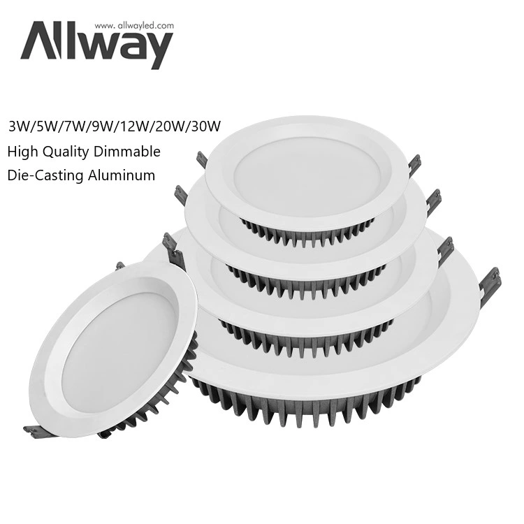 Alto CRI Downlight LED para iluminación de la galería de arte