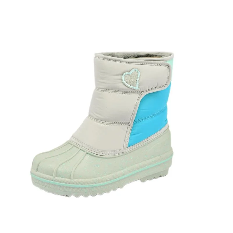 Girls Snow Boots babies Outdoor Warm Shoes Waterproof