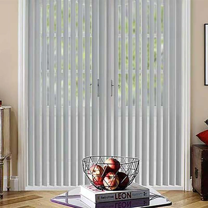 High Quality Anti-UV Fiberglass Vertical Blinds White PVC Blackout Roller Curtain