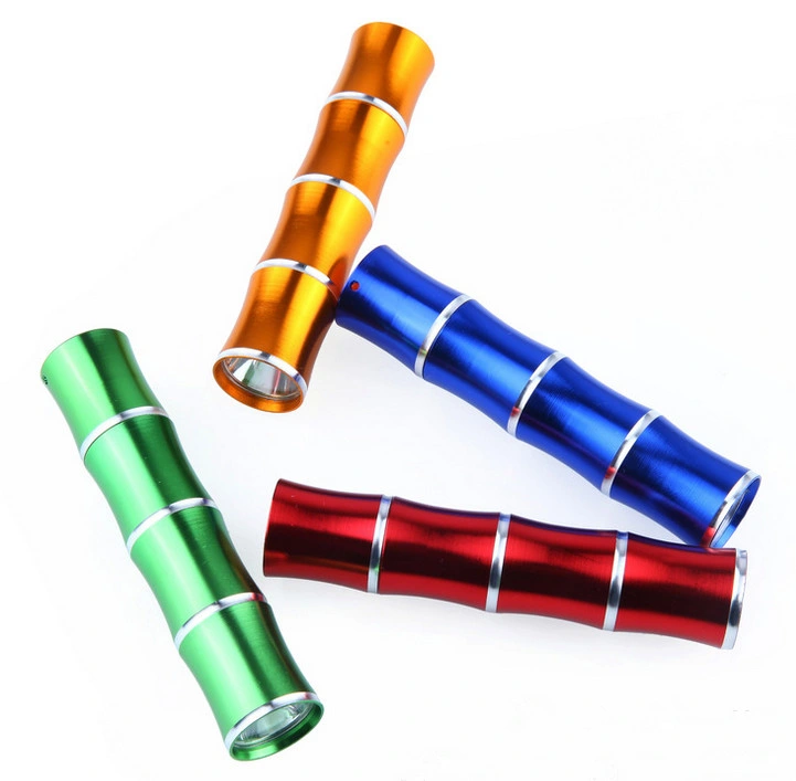 Colorful LED Torch with Battery Aluminium Alloy LED Flashlight