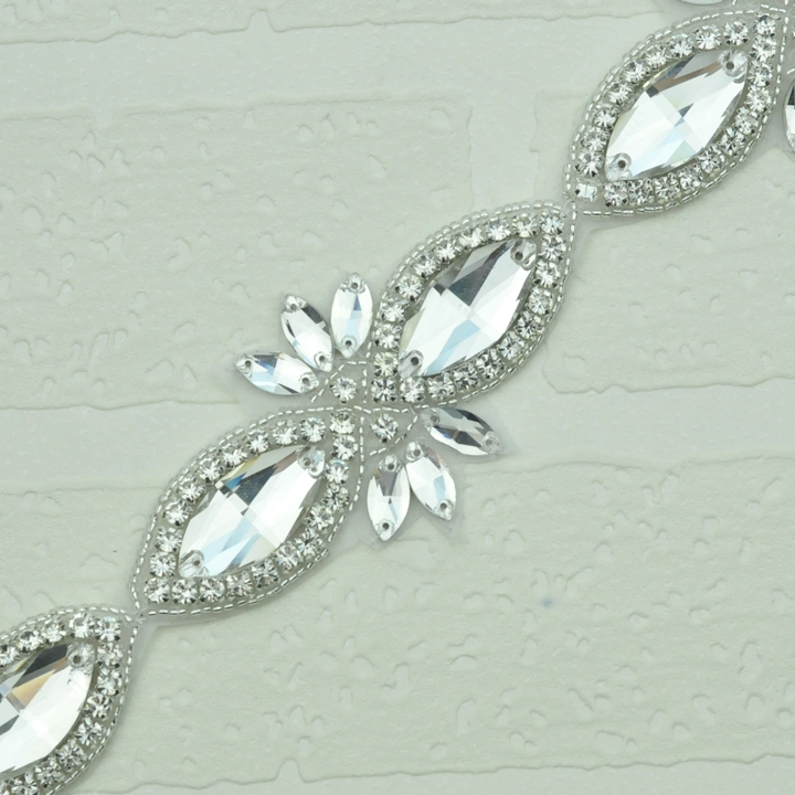 Iron Rhinestone Trimming Fashion Wedding Jewelry Accessories