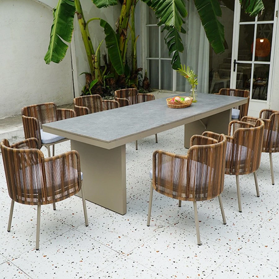 Hotel Rattan Hanse Carton Standard Packing Foshan Restaurant Wholesale/Supplier Outdoor Garden Furniture Manufacture