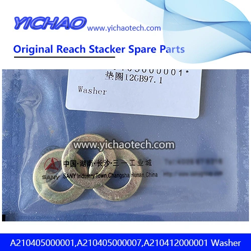 Genuine Sany A210401000004, A210405000001, A210405000007, A210412000001 Washer for Container Reach Stacker Spare Parts