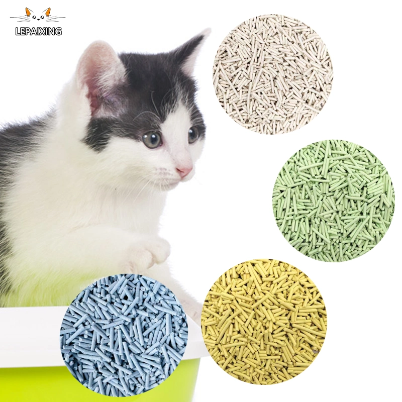 Le Pet produit Flushable Kitty Tofu de sable la litière pour chat
