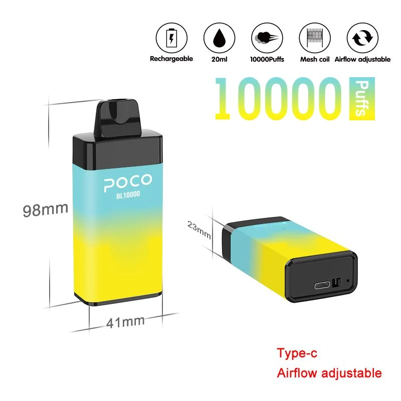 Toco Bl10000 Puff Vape jetable Puff Recargable E Cigarrillo Vape