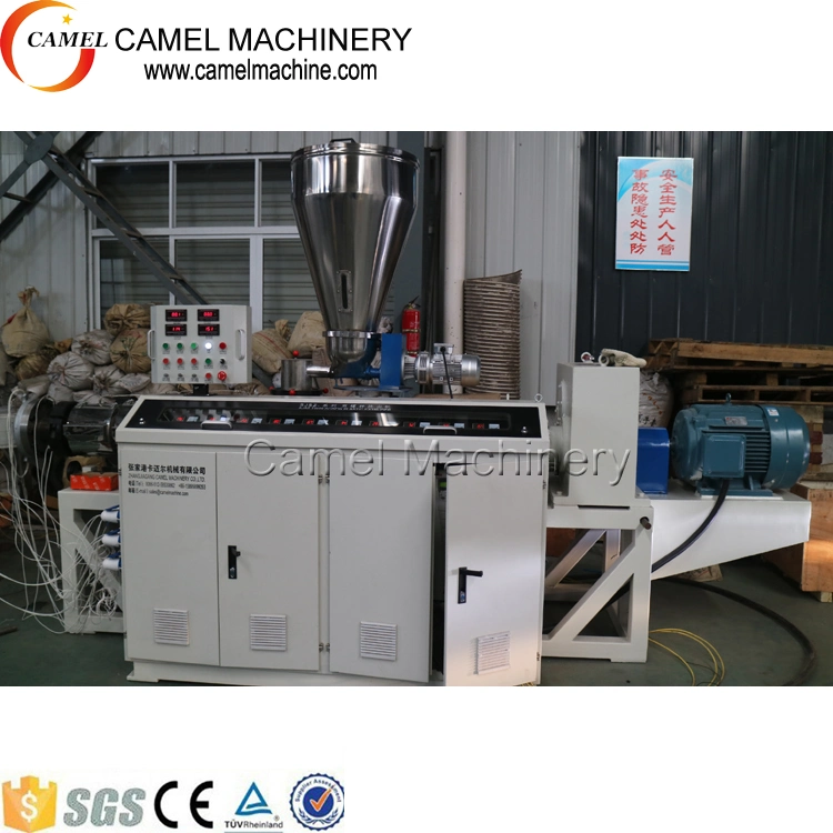 Two Cavity PVC Conduit Pipe Extrusion Line Making Manufacturing Machine