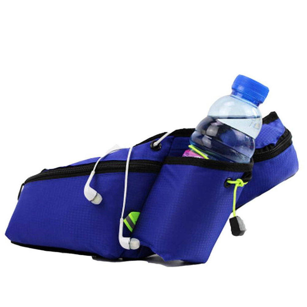 Multi-Pocket Waist Bag, Running Pouch Belt with Water Bottle Holder Wbb12967