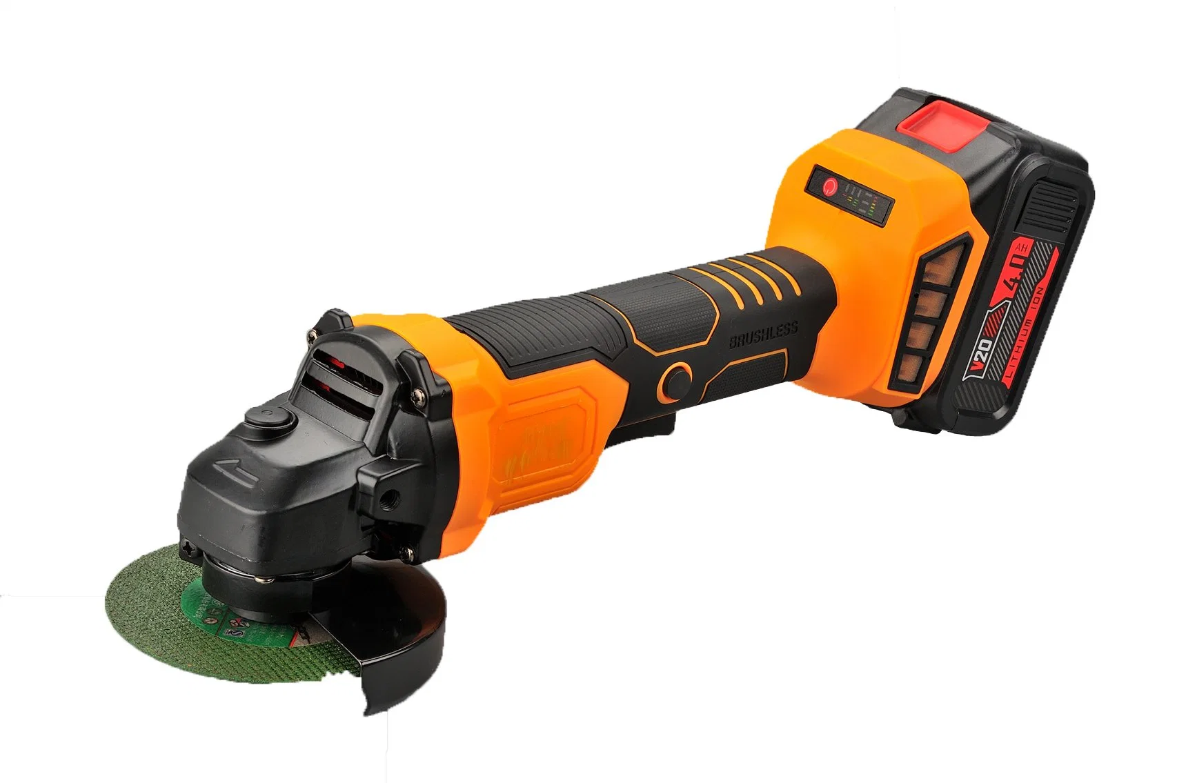 Youwe Portable Electric Angle Grinder Cordless Angle Grinder Power Tools for Cutting 18V/20V Lithium Battery Angle Grinder Yw6020