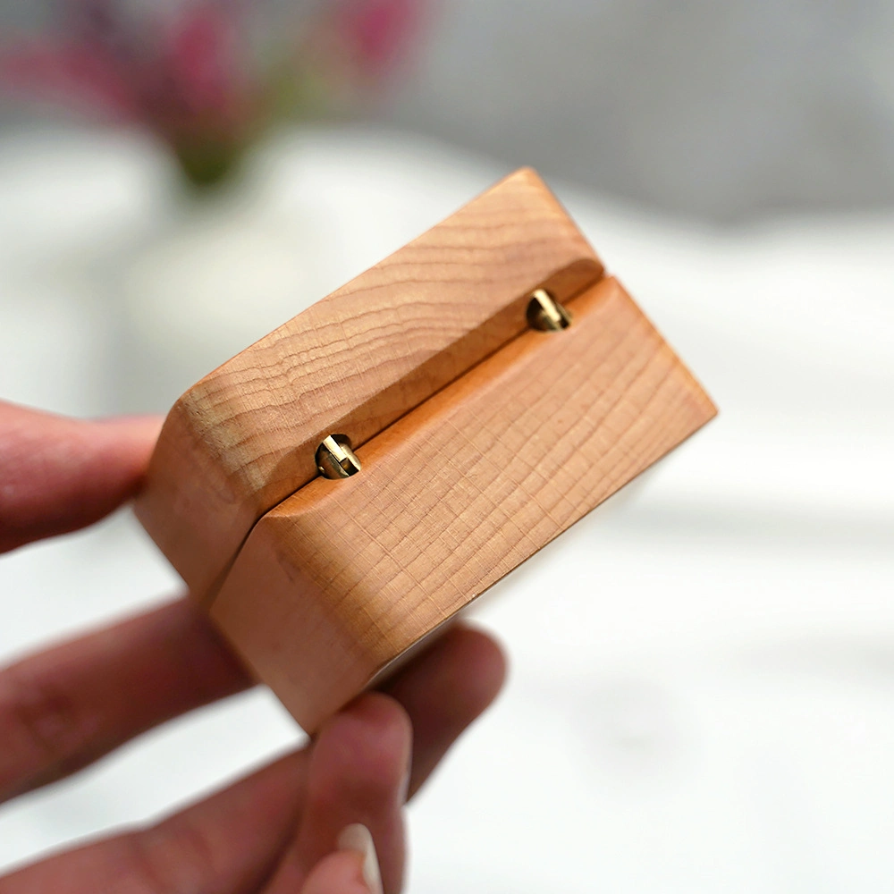 Wedding Ring Box Jewelry Box Earrings Gift Box Customized Wood Box