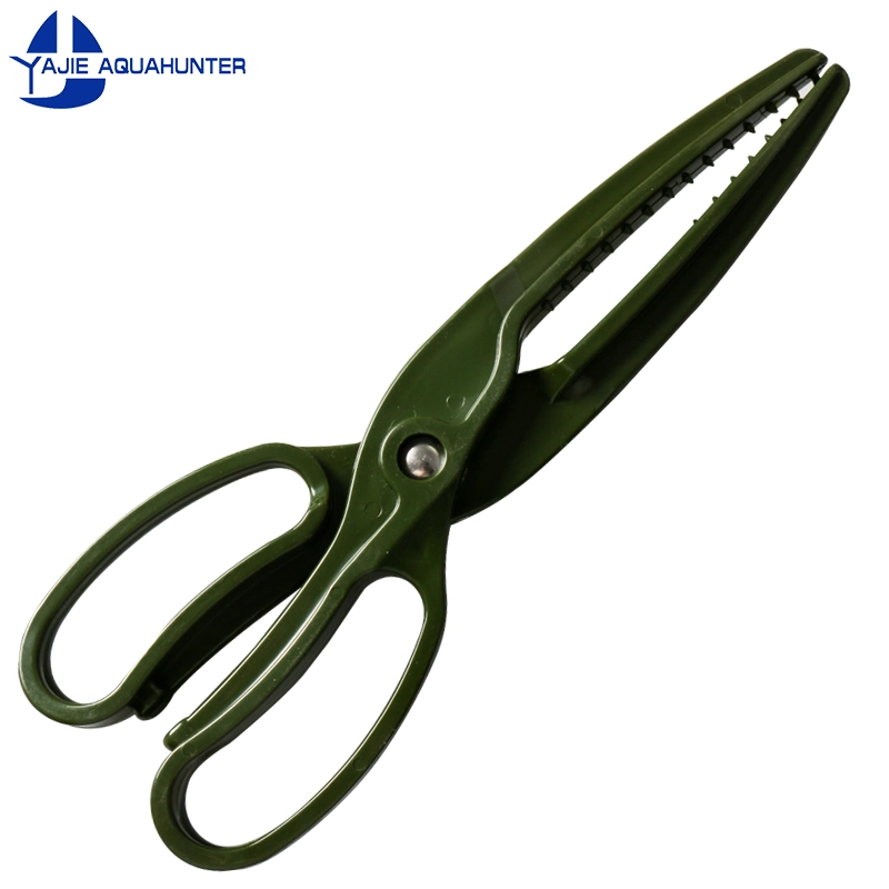 Fishing Pliers Plastic Fish Clamp Grip Catch Release Tool Fish Body Holder Tongs Scissors Grabber Tackle Fishing Pliers