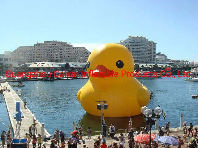 Customized Inflatable Advertising Mascot Yellow Duck Inflatable Animal Model