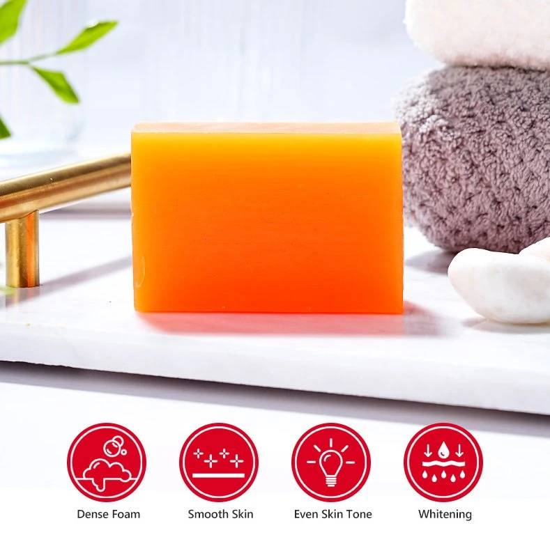 Atacado em linha em estoque handmade Bath SOAP Atacadales pele brightening 7 dias Whitening rápido Natural orgânico sabão ácido Kojic para Rosto e corpo