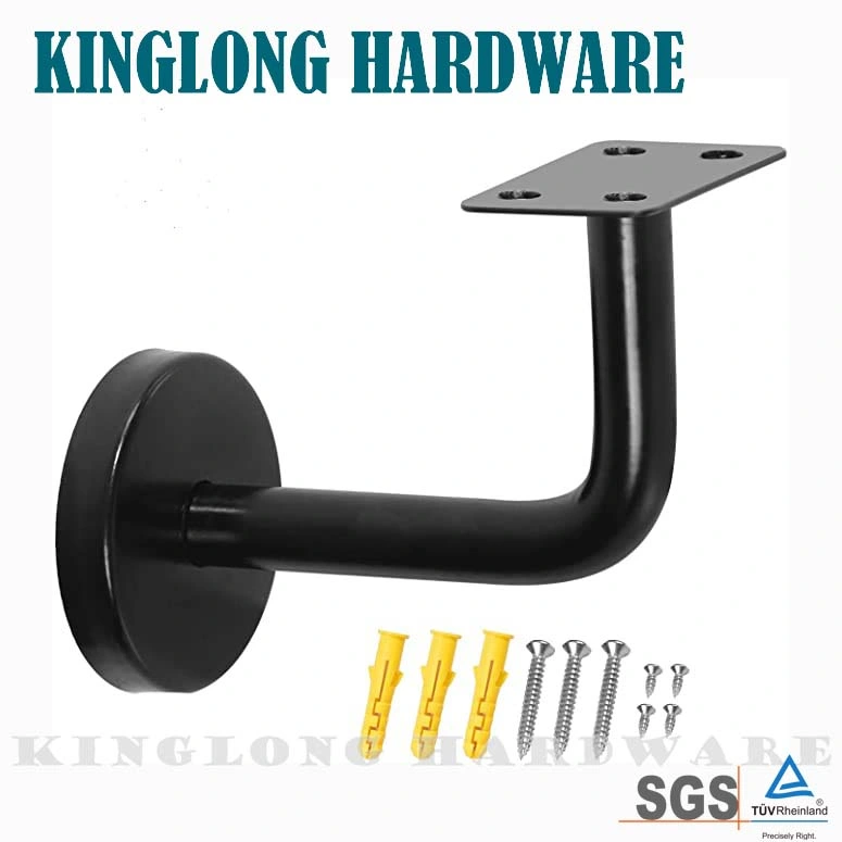 New Style Gold Stair Handrail Fitting Fixed/Adjustable Staircase Railing Brackets