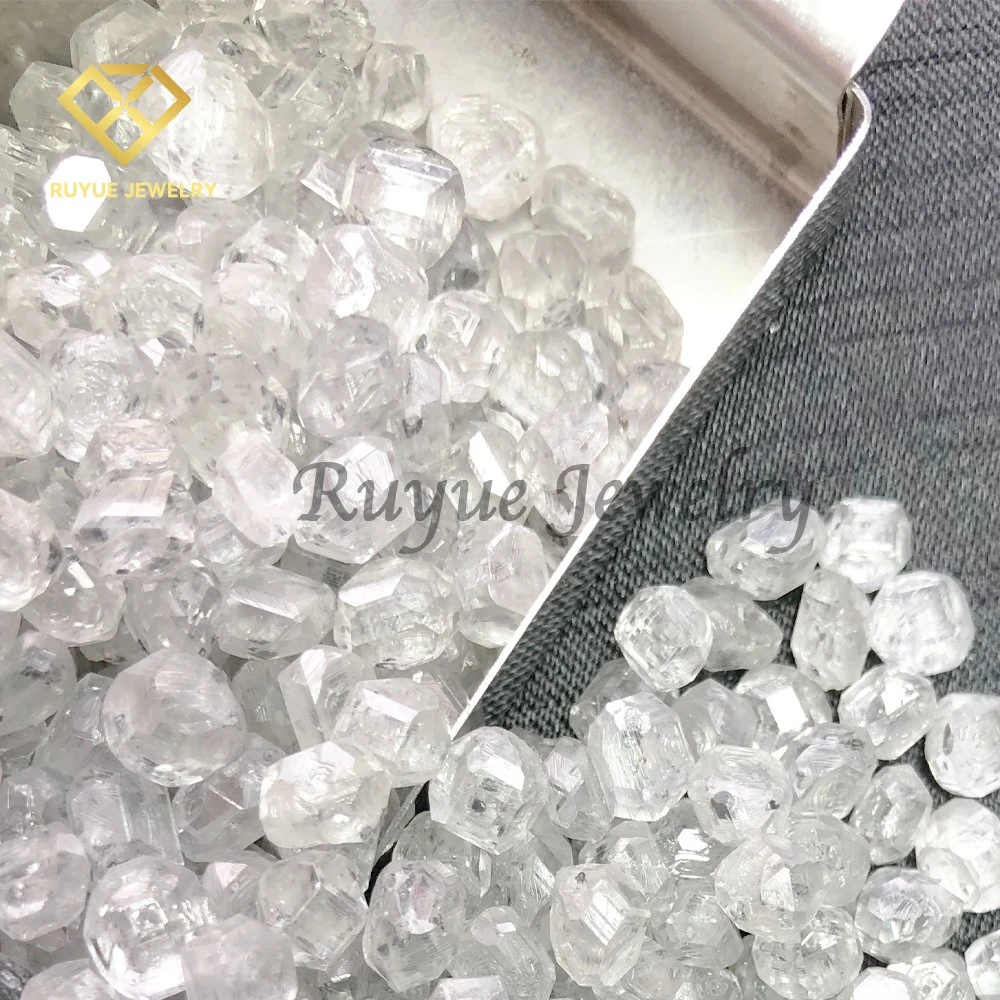 Ruyue Jewelry Hpht/CVD 1.2carat Vs White Color Igi/Gia Report Customize Watch Bracelet Pins Brooch Uncut Lab Grown Diamond Jewellery