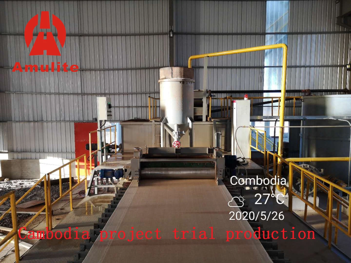 2020 Fully Automatic Calcium Silicate/Fiber Cement Board Production Line