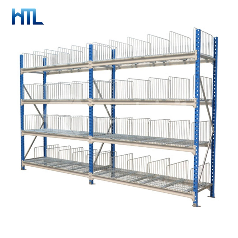 Snap in Warehouse Steel Shelf Pallet Rack Wire Dividers for Deck