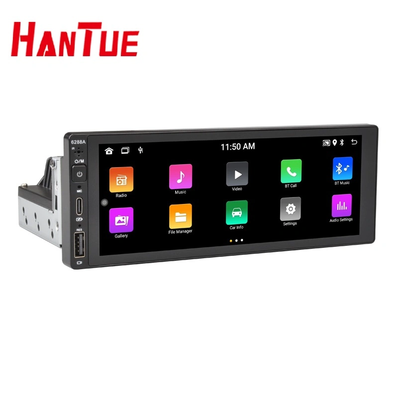 6,9 pulgadas de pantalla táctil HD del reproductor de MP5 FM Bt Soporte Autoradio Cámara de visión trasera Carplay Car Audio Estereo Carplayer Android