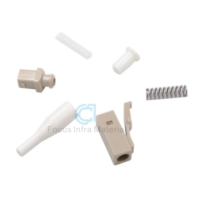 LC PC Om1 0.9mm Sx 2.0mm Fiber Optical Patchcord Pigtail Connector Parts for Drop Cable Connection