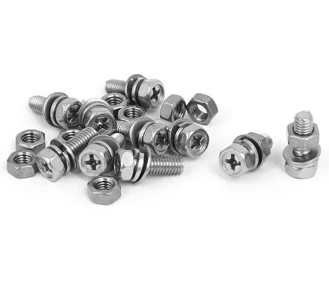 DIN7991 Stainless Steel Combination Hex Bolts Nuts and Washers