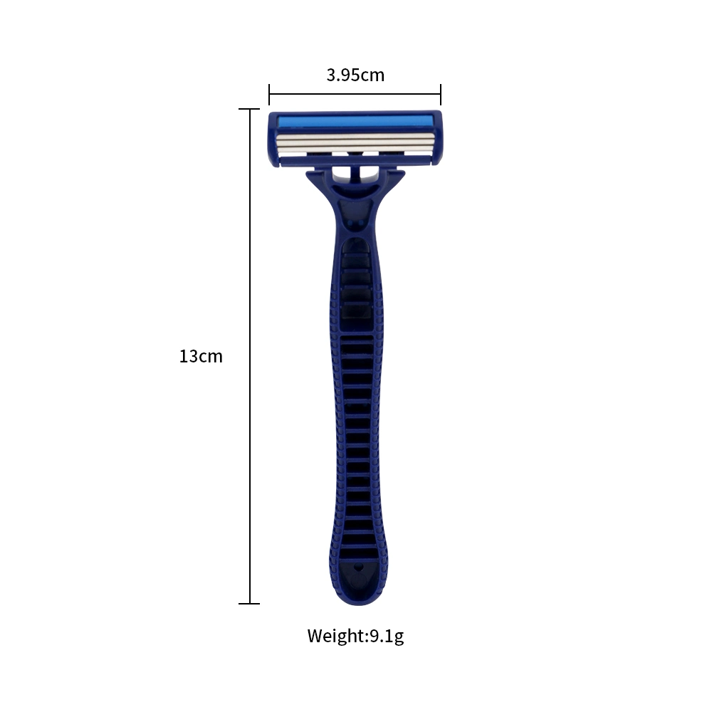 D334L New Arrival Private Label Wholesale/Supplier Price Triple Blade Disposable Razor Pivoting Razor Head Shaving Razor