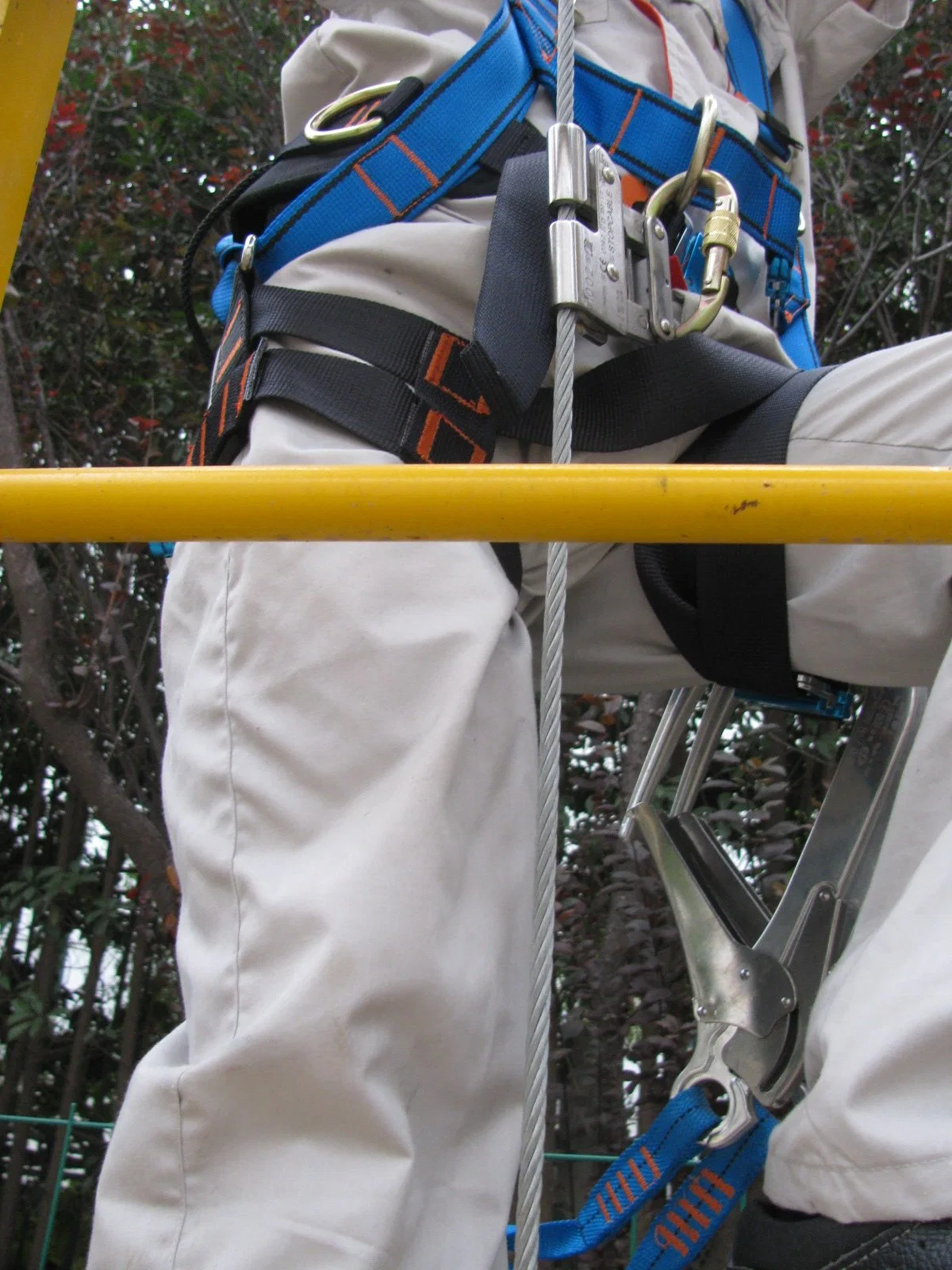 Sistema de prevención de caídas el equipo de seguridad de protección contra caídas de la correa del cinturón de seguridad para el Tower