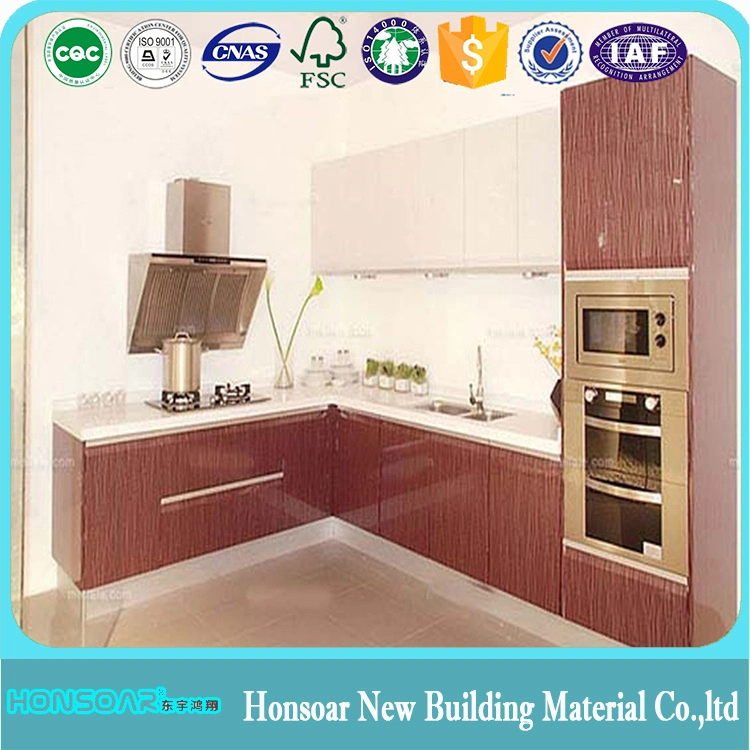 Custom Assemble Modern High Gloss UV Painting Kitchen Cabinets