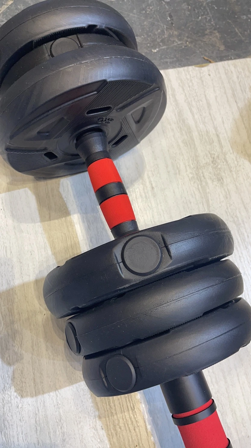 40kg Vinyl Coated Cement Dumbbell/ Barbell Weight Set