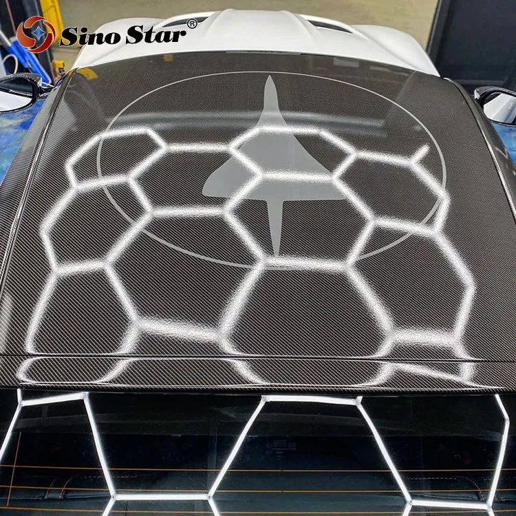 The Factory Sell Car Showroom Decoration Professional Car Care Car Inspection Hexagonal Light Popular in Europe