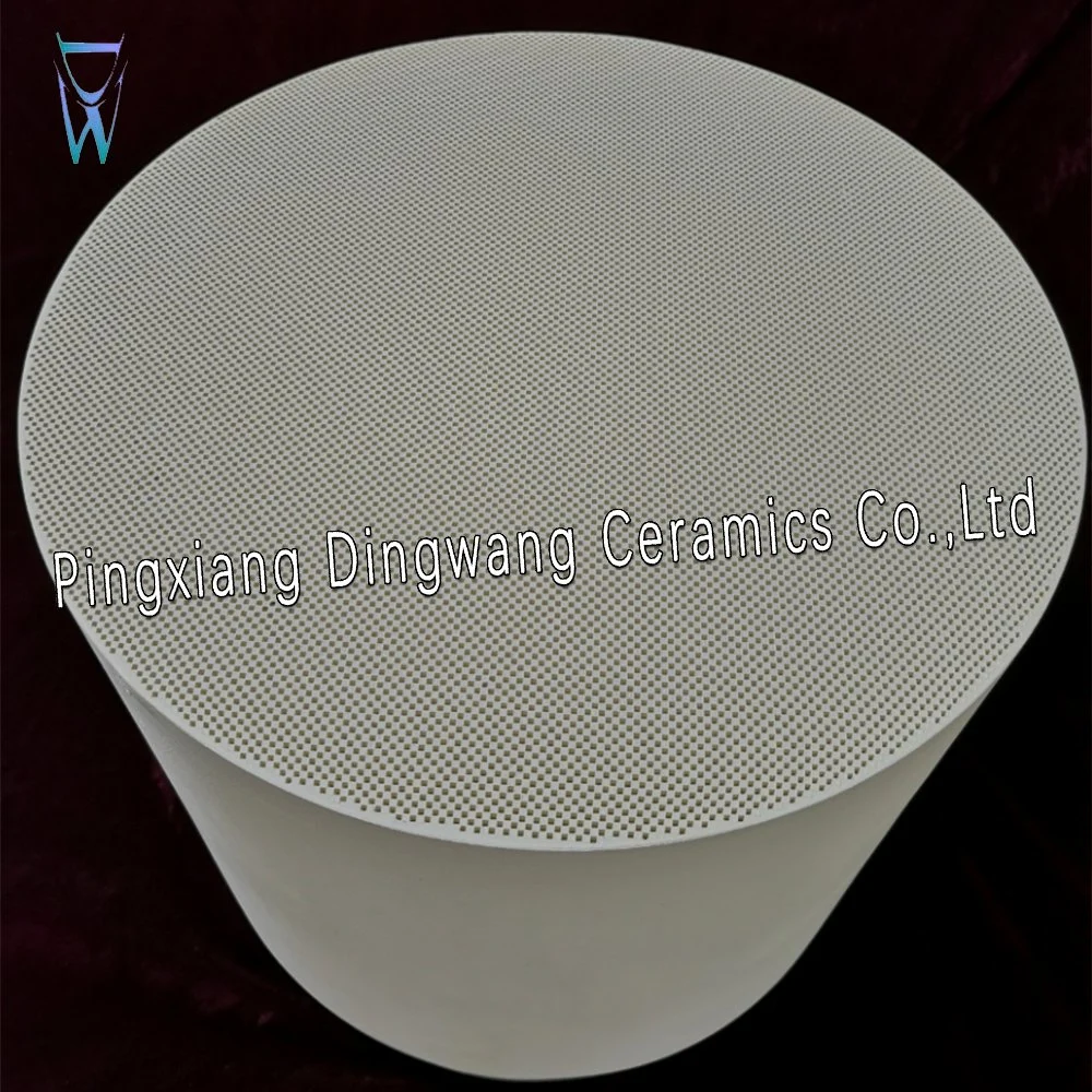 100/200cpsi Round Cordierite Honeycomb Ceramic Diesel Particulate Filter