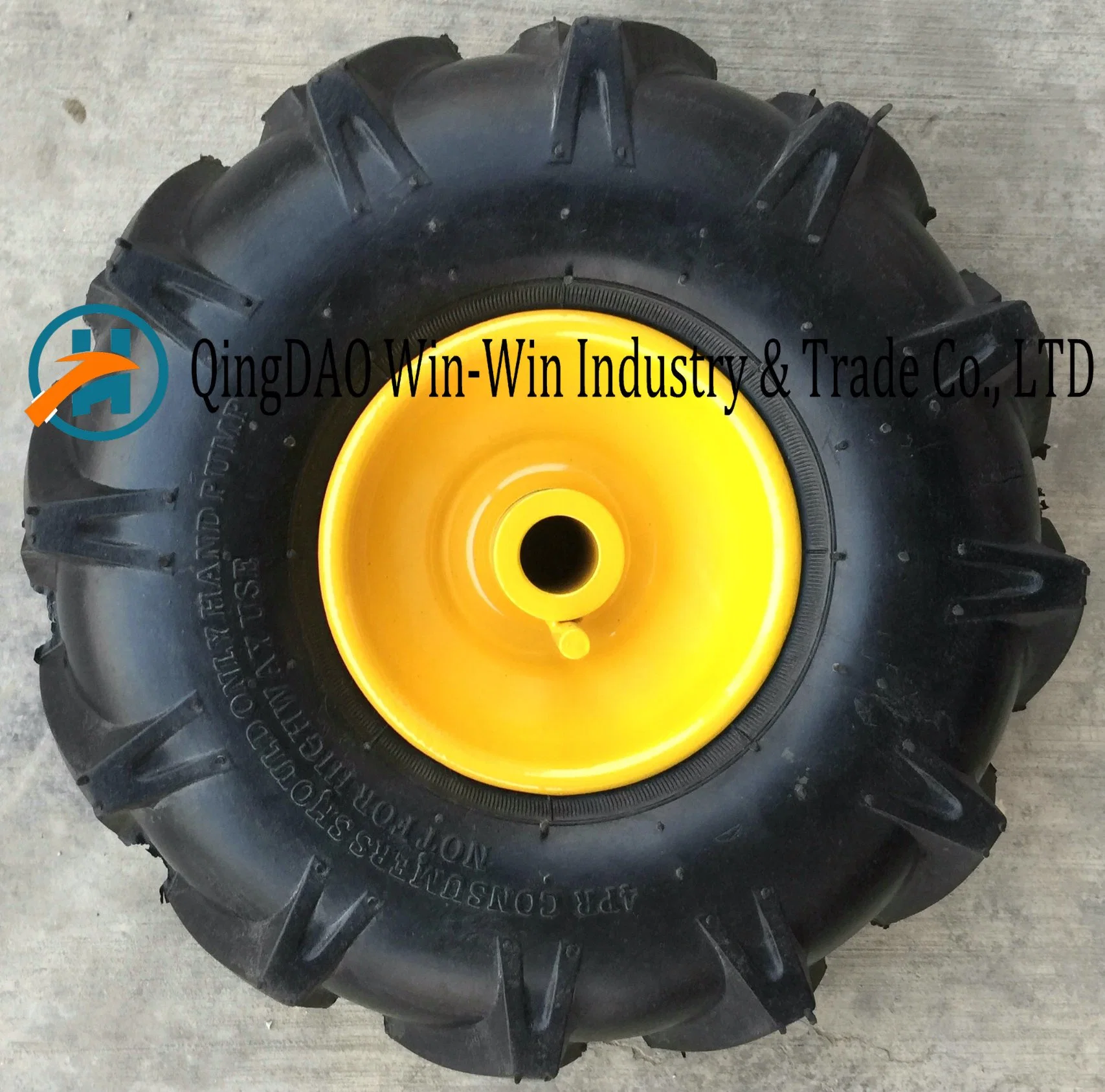 Colorful Wheelbarrow Wheel for Tool Cart Snow Machine Sweeping Machine