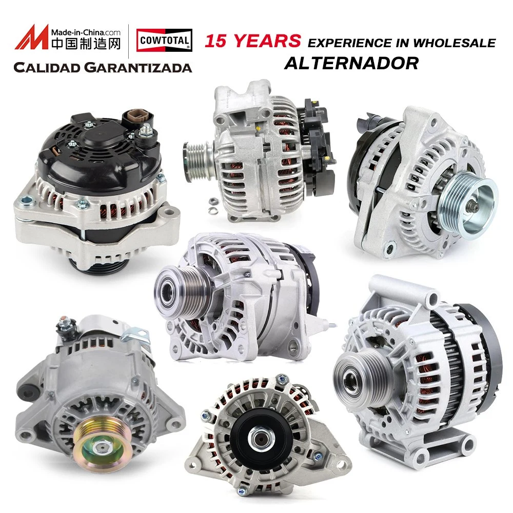 Cowtotal Manufacture Prices Altern Auto Parts Car Alternator for Toyota Ford Nissan Mitsubishi Isuzu Honda Mazda Suzuki Hyundai