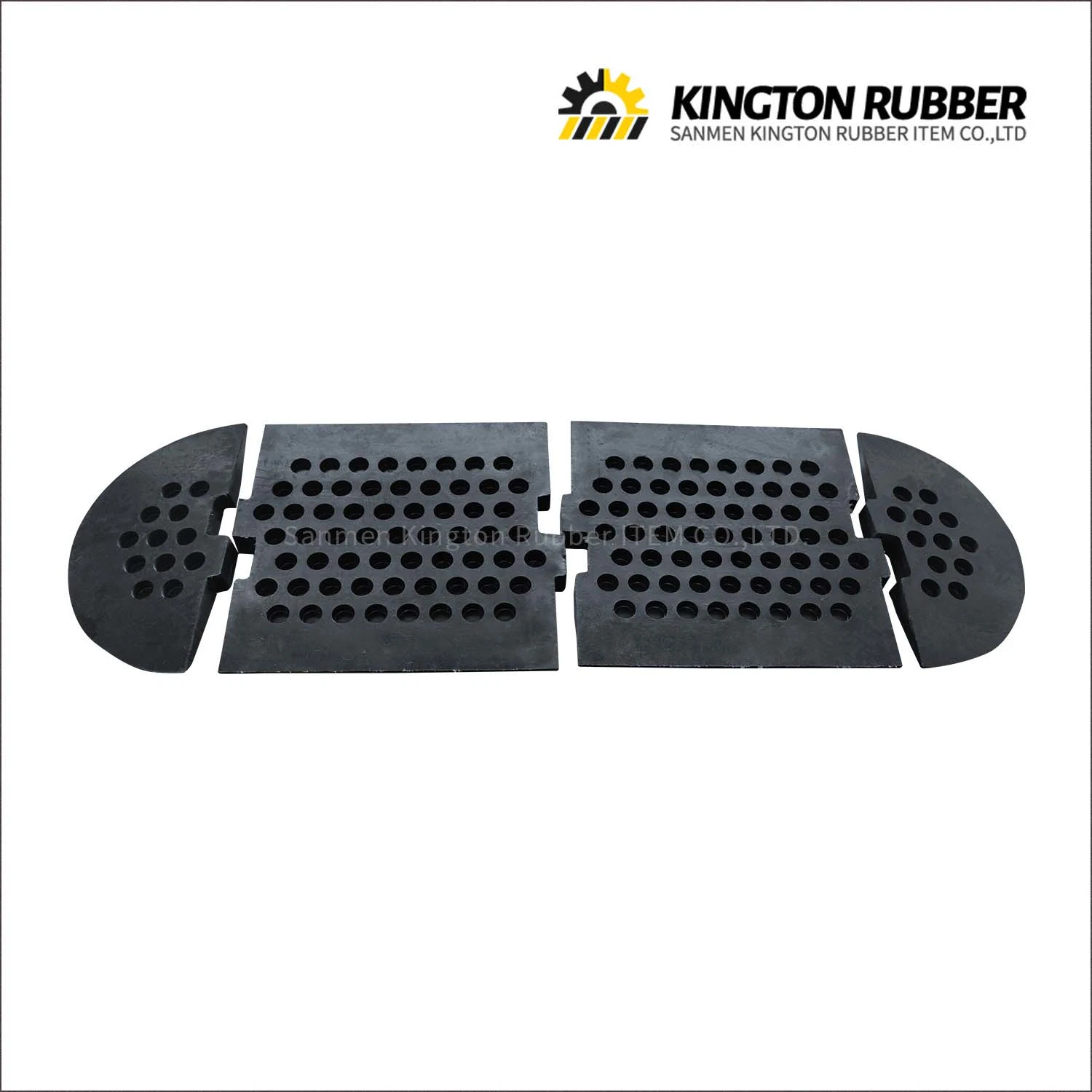 Best Quality 500*500*50mm Rubber Speed Bump for Driveways Street