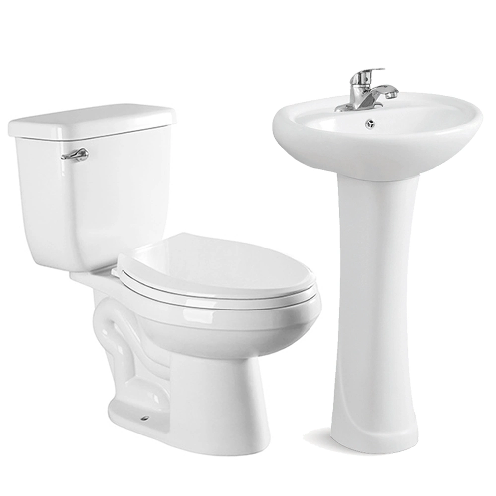 Floor Two-Piece Ceramic Sanitary Toilet Toilet Set