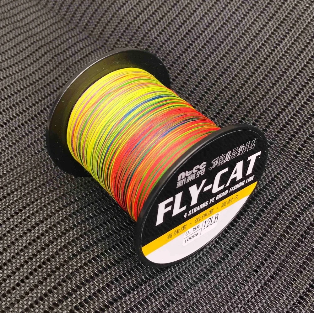 Factory Supply X4 X6 X8 X9 X12 X16 Multi-Color Braided Fishing Line 5-100lb PE Braided Fishing Lines