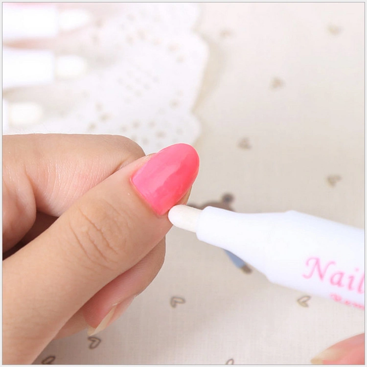 5 Colors Nail Polish Remover Pen Remover Mistakes Cleaner Nail Edge Cleaning Pen with Cotton Tip for Nail DIY Design or Salon