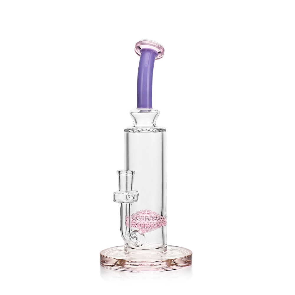 Essigo Slime Colors UFO PERC DAB Ölbohrer berauschtes Glas Rauchwasserpfeife mit 14mm Schüssel