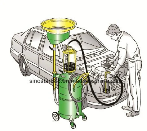 Vidange d'huile à commande pneumatique et la collecte de la machine (Configuration avancée) ss-F44106