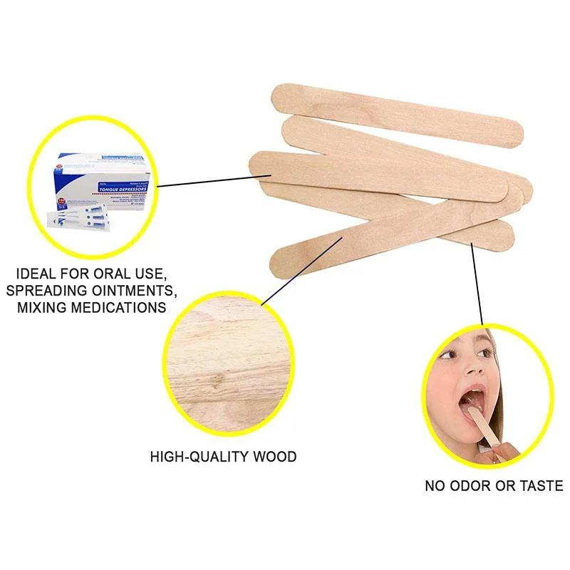 HD9 - Cheap Consumable Medical Wooden Tongue Depressor