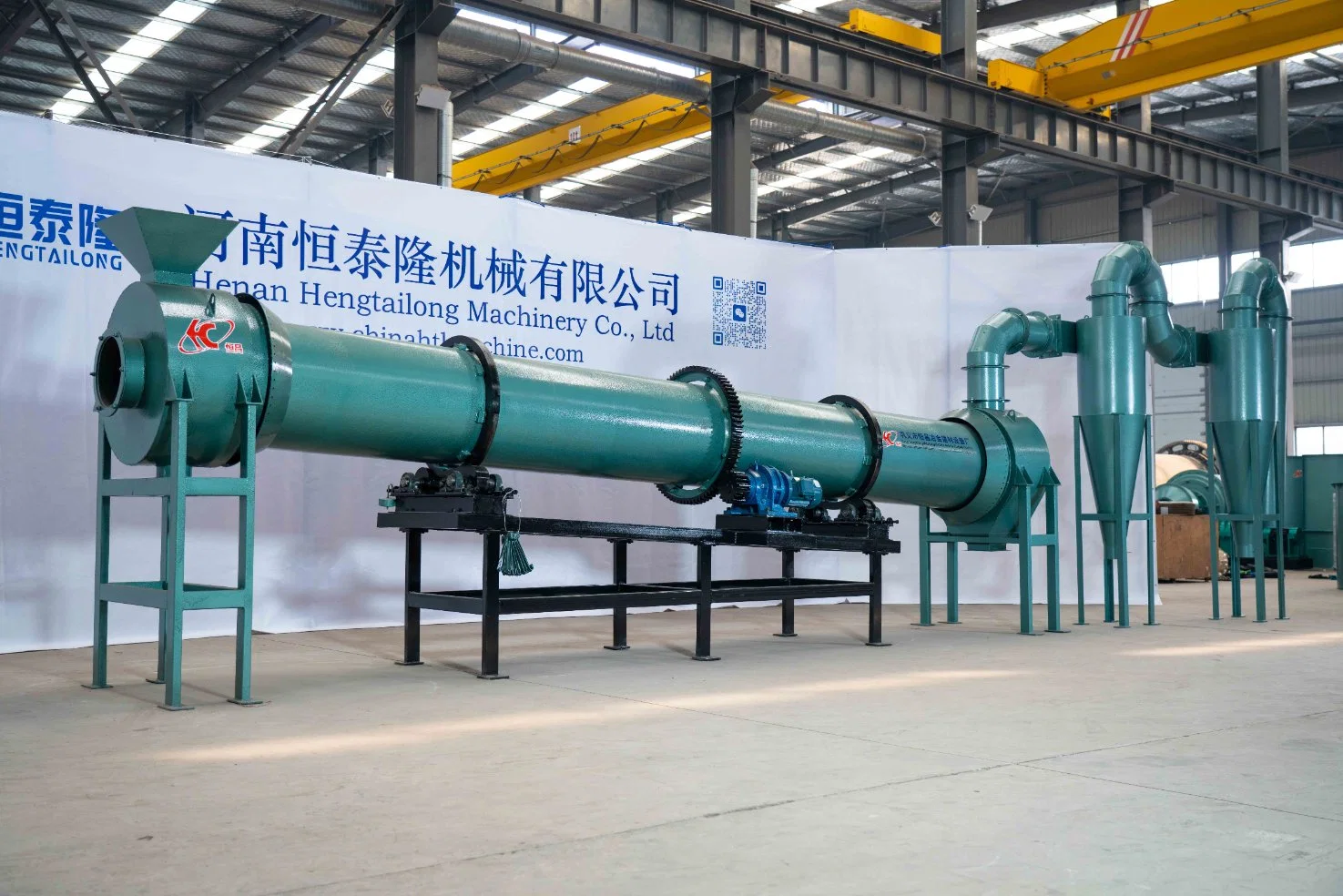 Factory Sale Small Scale Industrial Drying Equipment Grain Straw Sludge Bagasse Biomass Sawdust Wood Chips Slag Gypsum Wet Fertilizer Rotary Dryer Machine Price