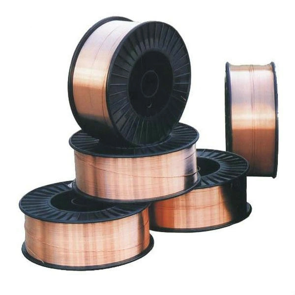 Fil de soudage plein ER70S-6 5 kg, 15 kg, 20 kg/bobine Cooper Coated Good Price Welding Materials