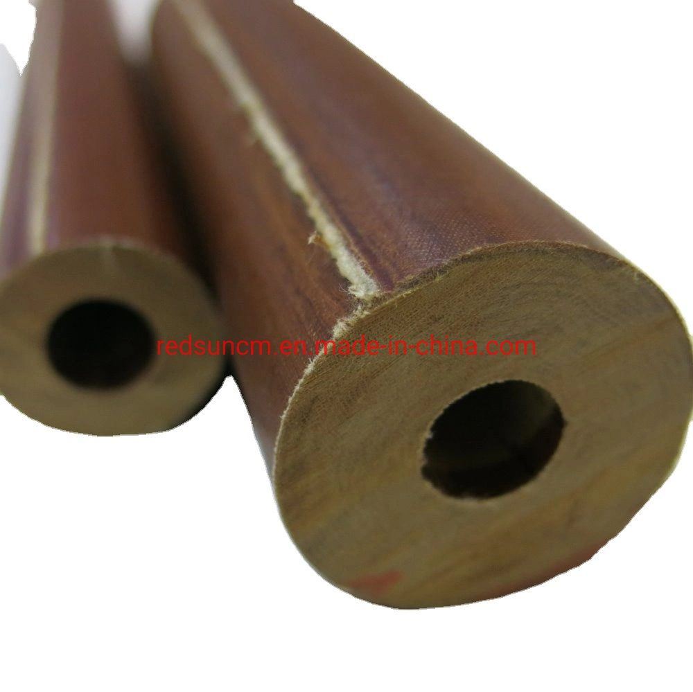 Hot Sale 3526 Phenolic Resin Cotton Tube Electrical Insulation Tube with Brown Color