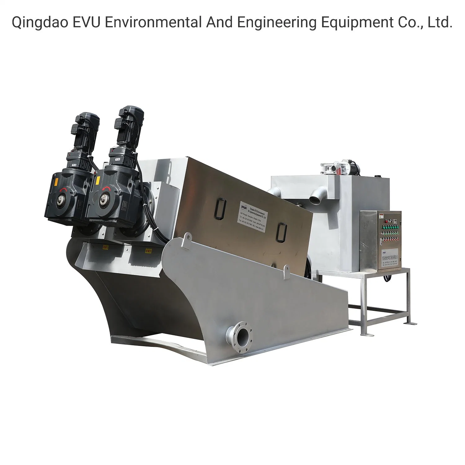 CE/ISO/SGS/BV Screw Press Sludge Dewatering Machine Wastewater Purification Systems Sewage Treatment