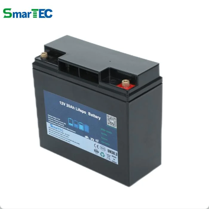 Batería de litio 9001 de Smartec Factory CE IEC ISO 4s RoHS 12V 20ah batería recargable de litio-hierro-fosfato batería de litio-ion Paquete para herramienta de copia de seguridad/alimentación