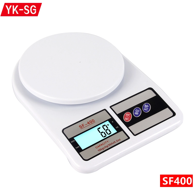 ABS Plastic Kitchen Weight Scale 10kg 1kg 3kg Digital Kitchen Scale