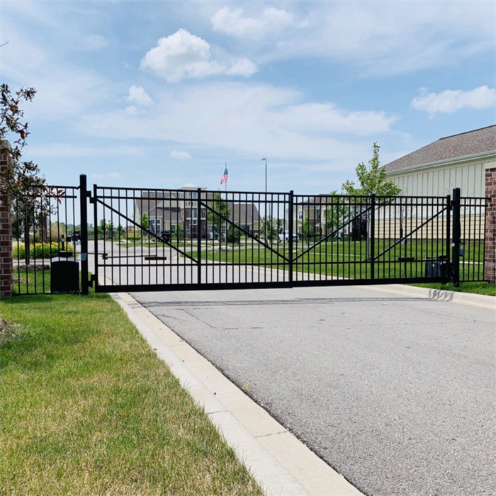 Modern Wrought Iron Arch Garden Gate Design